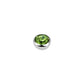 16g - Light Green - 3mm Gem - Half Ball End