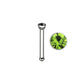 Light Green Gem - 20g - Nose Bone