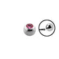 14g - Light Pink - Gem Ball End