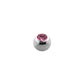 14g - Light Pink - Gem Ball End