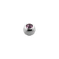 16g - Light Purple - Gem Ball End