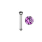 Light Purple Gem - 18g - Nose Bone