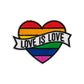 Love Is Love Heart - Patch