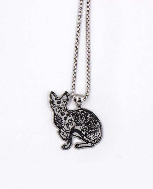 Tattooed Sphynx - Necklace