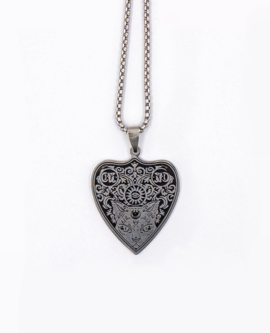 Planchette Cat  - Necklace