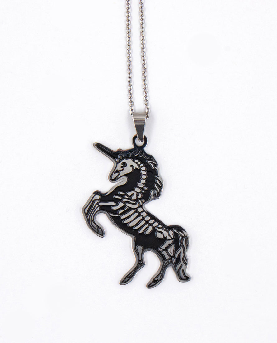 Skeleton Unicorn - Necklace