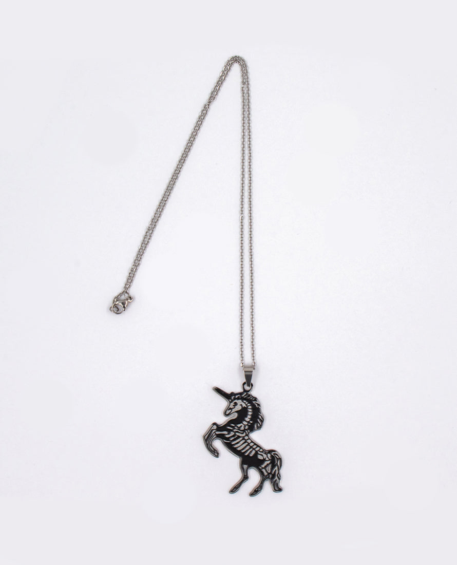 Skeleton Unicorn - Necklace