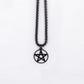 Black Pentagram - Necklace