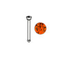 Orange Gem - 18g - Nose Bone