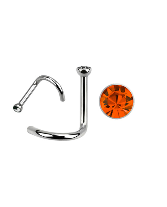 Orange Gem - 18g - Nose Twist