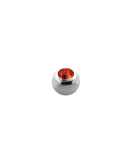 16g - Orange/Red - Gem Ball End