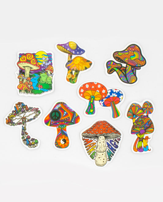 Peace, Love, Mushrooms - 8 Pack