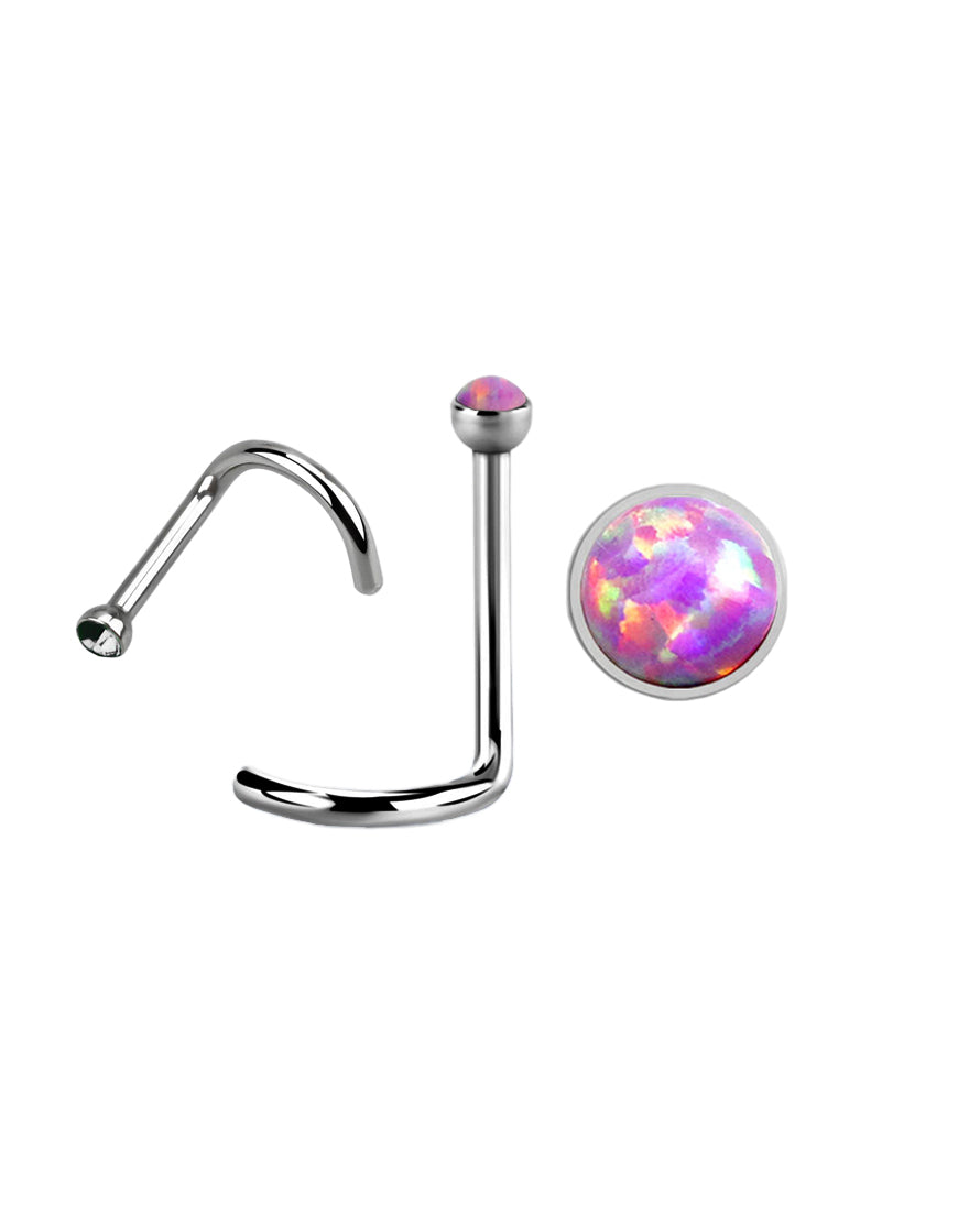 Pink Opal - 18g - Nose Twist