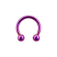 Pinky/Purple - 16g - Horseshoe Ring