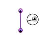 Pinky/Purple - 14g - Barbell