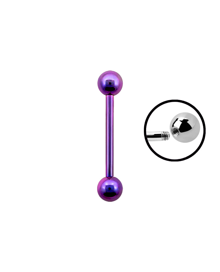 Pinky/Purple - 14g - Barbell