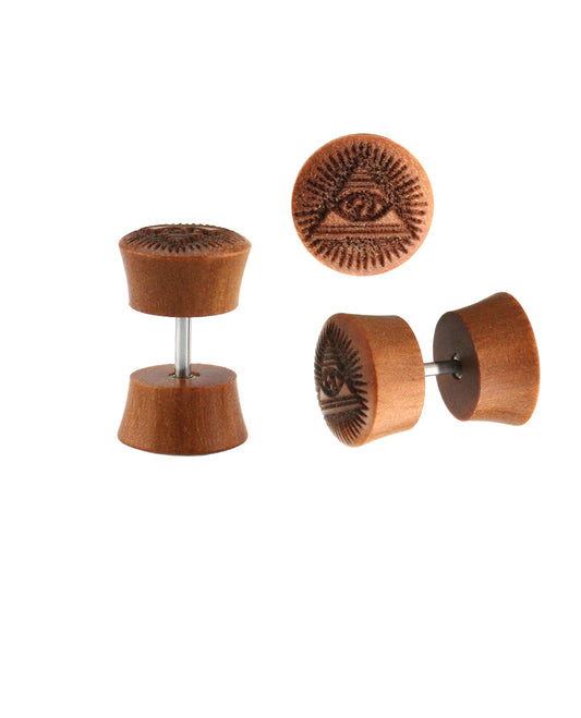 Pyramid - Sawo Wood - 8mm - 16g - Fake Plug