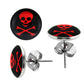 Skull & Crossbones (Red) - Round