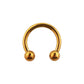 Rose Gold - 16g - Horseshoe Ring