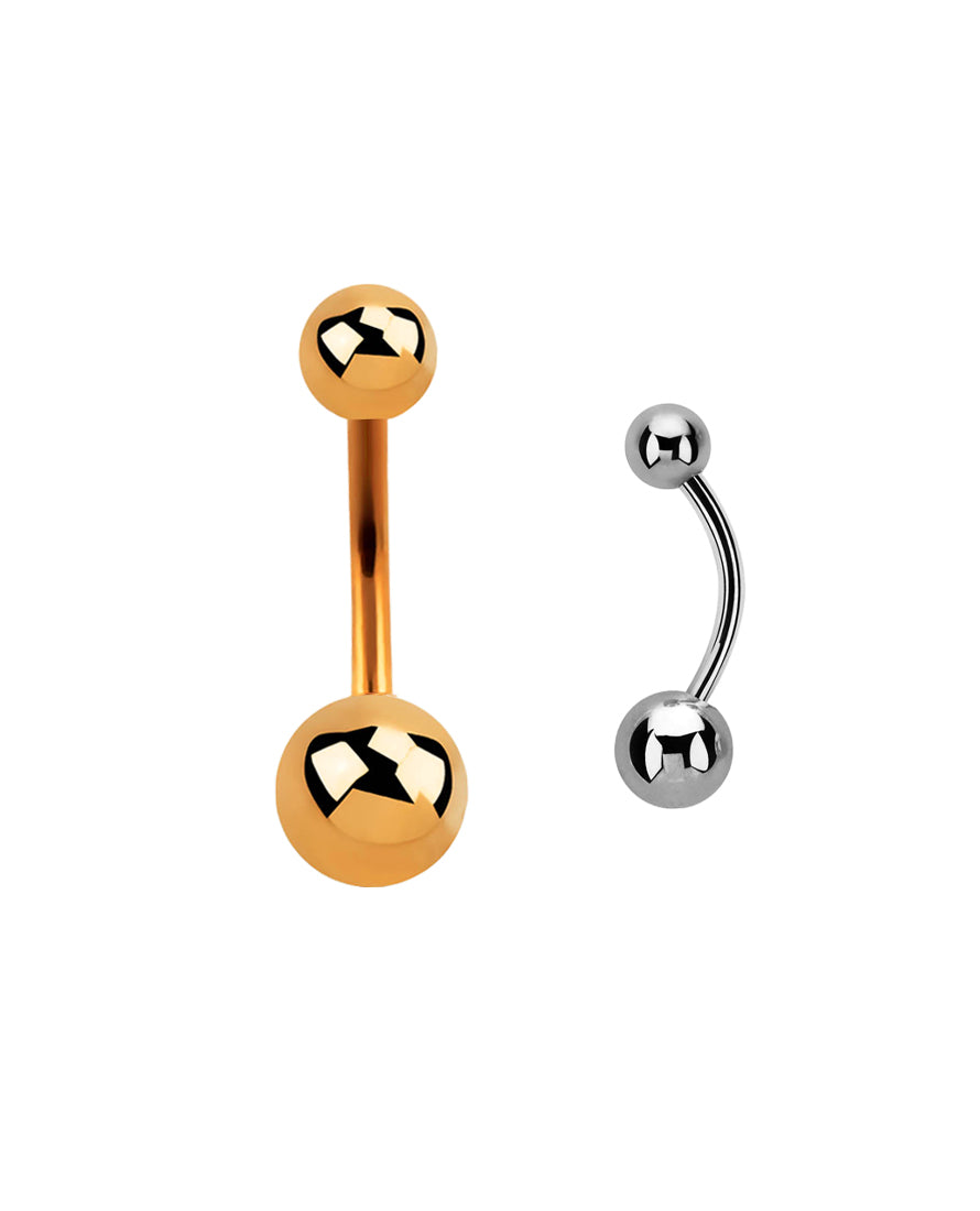 Rose Gold - 14g - Navel Barbell