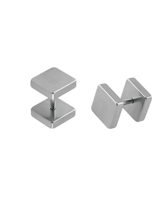 Square - Steel - 16g - Fake Plug