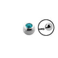 16g - Turquoise - Gem Ball End