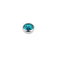 16g - Turquoise - 3mm Gem - Half Ball End