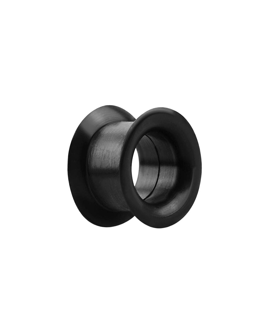 Wide Edged - Black - Silicone Tunnel