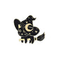 Witchy Broom Cat - Pin
