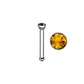 Yellow Gem - 18g - Nose Bone